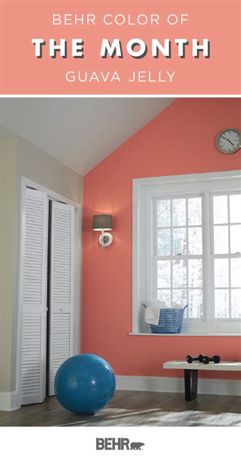 Color of the Month: Guava Jelly | Colorfully BEHR | Room paint colors ...