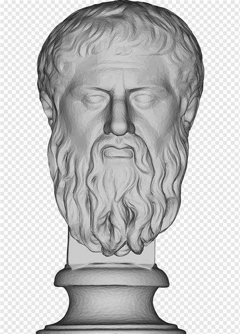 Plato, bust, portrait, png | PNGWing