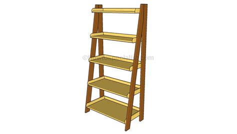 Ladder shelves plans | HowToSpecialist - How to Build, Step by Step DIY ...