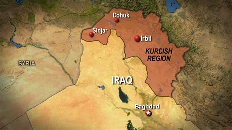 Iraqi Kurdistan Map