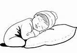 Cute Baby Sleeping coloring Page  Free Printable Coloring Pages sketch template