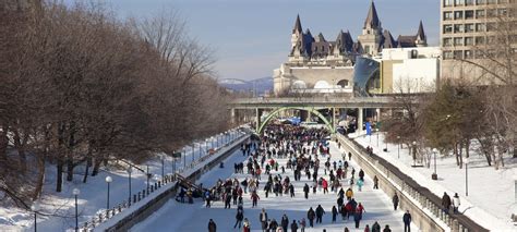 Skate the Rideau Canal in Ottawa, Canada | Outdoor skating, Outdoor skating rink, Rideau canal