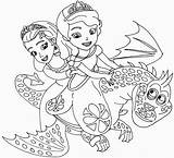 Disney Princess Sofia The First Coloring Pages sketch template