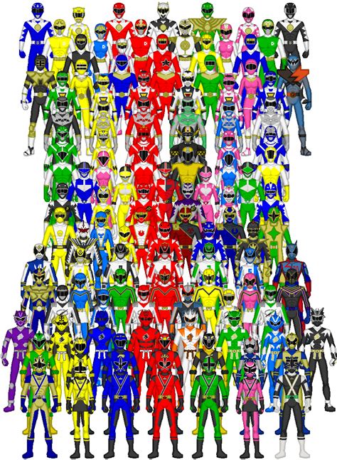 Every Sentai EX Team by exguardian on DeviantArt