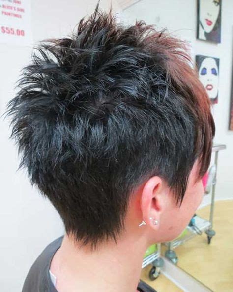 30 Spiky Haircuts for Women | Short hair back, Short spiky hairstyles, Short hair styles