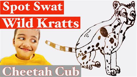 Wild Kratts- Cheetah Cub Drawing - YouTube