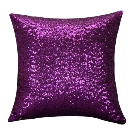 Solid Color Glitter Sequins Throw Cafe Home Decor Cushion decorative ...