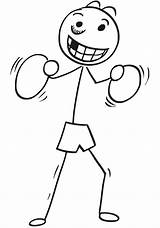 Stickman coloring Pages  Wonder Daycom sketch template