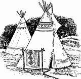 Coloring Page Tipi  Free Printables Img 18267 sketch template