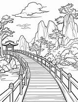 Unwind And Unleash Your Creativity With Nature Adult Coloring Pages sketch template