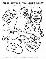 Food Pantry Coloring Page Pages sketch template