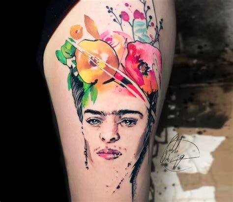 Frida Kahlo tattoo by Pablo Ortiz Tattoo | Post 30581