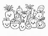 Healthy Foods Coloring Collection  Page sketch template