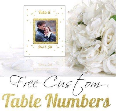 Free Table Number Templates | Customize Online & Print at Home