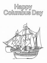 Columbus Day Coloring Pages Printable  Templates sketch template
