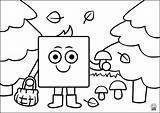 Square Coloring Page For Preschool sketch template