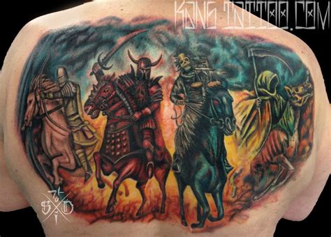 Four Horsemen of the Apocalypse by Kang of Skin Deep Ink of New Milford ...