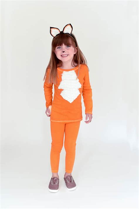 Easy DIY Fox Costume - Alice and Lois