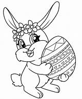 Coloring Picture Of Easter Bunny sketch template