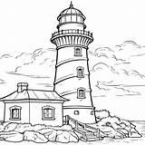 lighthouse coloring Book  Pages Made By Teachers sketch template