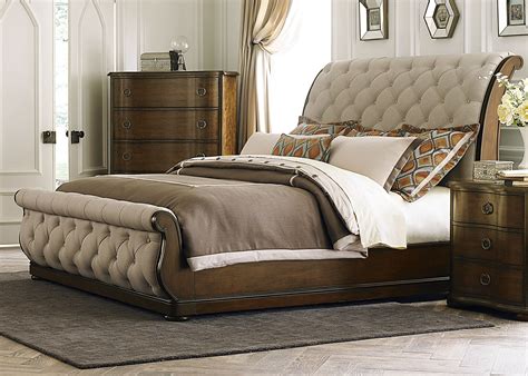 Cotswold King Upholstered Sleigh Bed from Liberty (545-BR-KSL) | Coleman Furniture