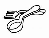 Spoon Coloring Page At GetColoringscom  Free printable Colorings sketch template