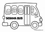 School Bus Coloring Page Sketch sketch template