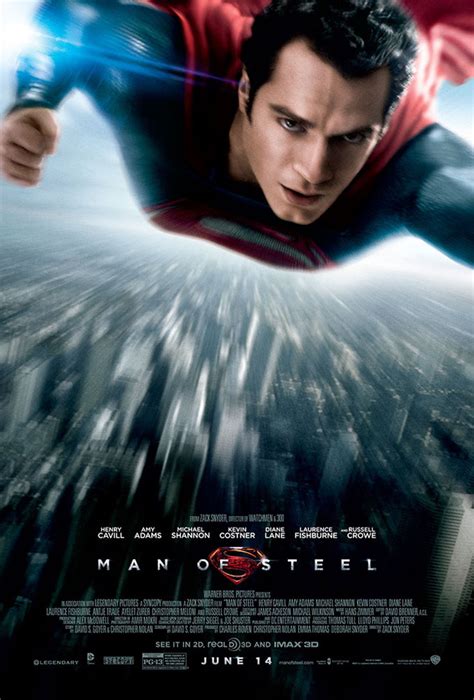 Movie Poster Critic: New Man of Steel poster released