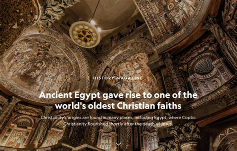 Ancient Egypt gave rise to one of the world's oldest Christian faiths ...