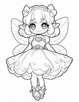 Chibi Coloring Pages Free Printable PDF sketch template