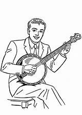 Coloring Page Banjo  Free Printables Img 13253 sketch template