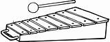 Xylophone Coloring Pages  Best For Kids sketch template