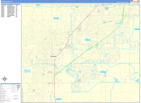 Digital Maps of Homestead Florida - marketmaps.com