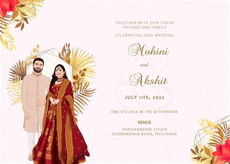 Wedding Invitation Template free - Crafty Art Graphic Design Tool