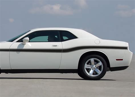 2011-2023 Dodge Challenger Vinyl Graphics Body Decals Stripes BELTLINE ...