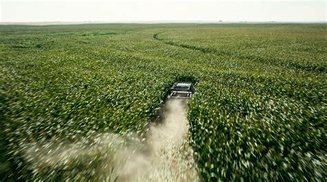 Interstellar movie. Corn field scene.