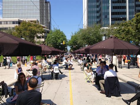 Tables & Chairs at Robson Square #2 | Once again, Robson Squ… | Flickr