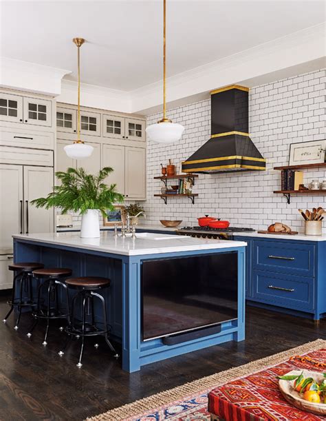 House & Home - French Bistro Style Is The Secret Recipe For This Two-Tone Kitchen