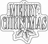 Printable Merry Christmas Coloring Pages sketch template