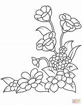 Ausmalbild Frühlingsblumen  Ausmalbilder Kostenlos Zum Ausdrucken sketch template