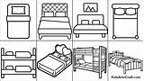 Bed Coloring Pages For Kids – Free Printables  Art & Craft sketch template