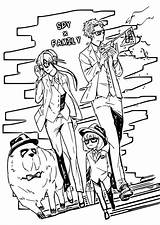 Spy X Family Coloring Pages  Free Printable For Kids sketch template