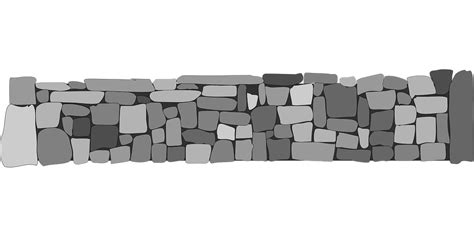 หิน ผนัง รั้ว - กราฟิกแบบเวกเตอร์ฟรีบน Pixabay