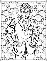 Doctor Who Coloring Pages sketch template