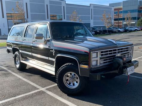 1987 Chevrolet Suburban Silverdo V10 4X4 6.2 DIESEL w/Winch Updated! - Classic Chevrolet ...