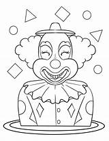 Clown coloring Pages  ColoringLib sketch template