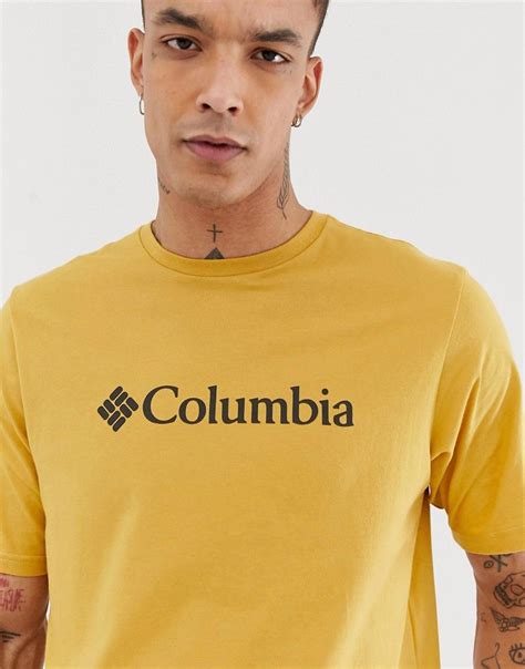 Columbia Csc Basic Logo T-shirt In Yellow | ModeSens
