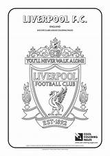 Cool Coloring Pages Liverpool FC logo coloring Page  sketch template