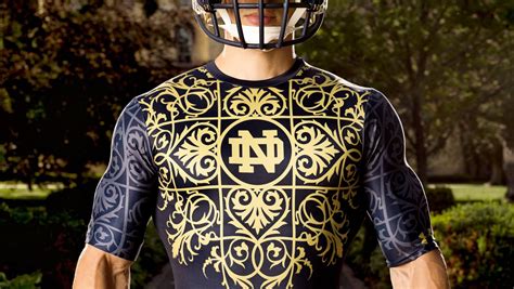 Notre Dame Fighting Irish football uniforms by Under Armour