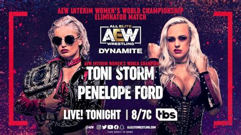 AEW Dynamite 9-07-22 - Toni Storm vs. Penelope Ford | 411MANIA